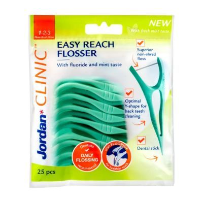 Jordan Easy Reach Flosser, nić + wykałaczka, 25 szt. main product photo