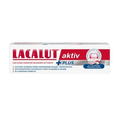 Lacalut Aktiv plus, pasta do zebow, 75ml main product photo