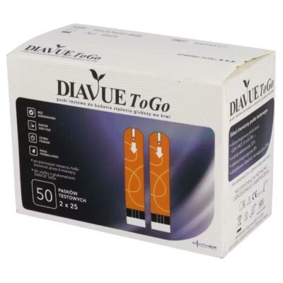 Test pask. Diavue ToGo, do glukom, 50 paskow main product photo