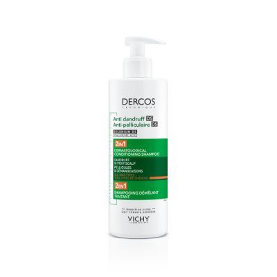 Vichy Dercos DS, szampon przeciwłupieżowy z odżywką, 2w1, 390ml main product photo